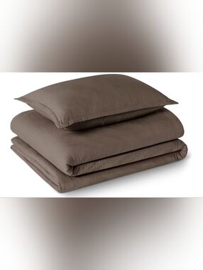 Amazon Basics Brushed Microfiber Comforter Set, Extra Soft with Natural Texture,